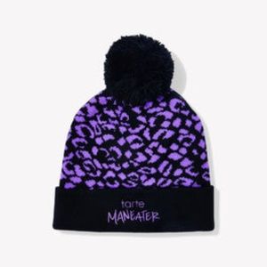 Tarte Maneater Beanie With Fluff Ball (RARE)